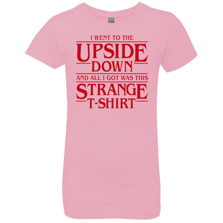 T-Shirts Light Pink / YXS I Went to the Upside Down Girls Premium T-Shirt