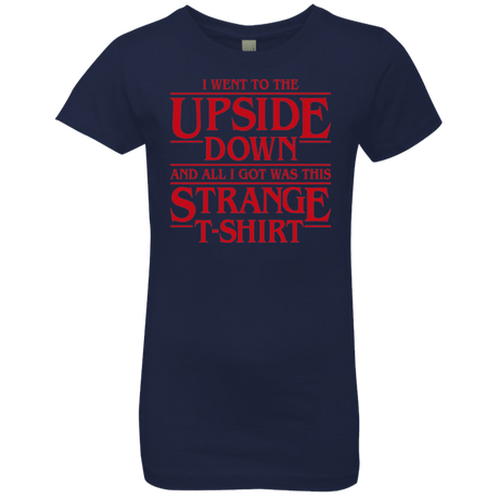 T-Shirts Midnight Navy / YXS I Went to the Upside Down Girls Premium T-Shirt