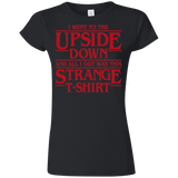 T-Shirts Black / S I Went to the Upside Down Junior Slimmer-Fit T-Shirt
