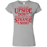 T-Shirts Sport Grey / S I Went to the Upside Down Junior Slimmer-Fit T-Shirt