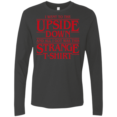 T-Shirts Heavy Metal / S I Went to the Upside Down Men's Premium Long Sleeve