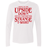 T-Shirts White / S I Went to the Upside Down Men's Premium Long Sleeve