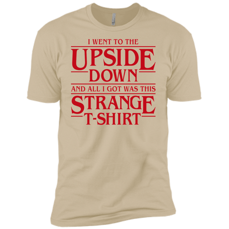 T-Shirts Sand / X-Small I Went to the Upside Down Men's Premium T-Shirt