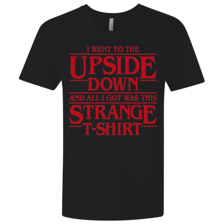 T-Shirts Black / X-Small I Went to the Upside Down Men's Premium V-Neck