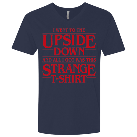 T-Shirts Midnight Navy / X-Small I Went to the Upside Down Men's Premium V-Neck