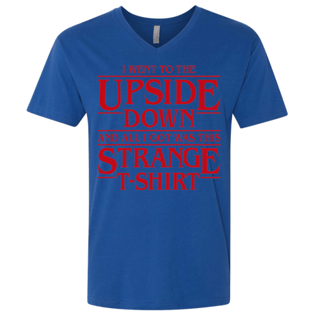 T-Shirts Royal / X-Small I Went to the Upside Down Men's Premium V-Neck