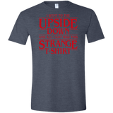T-Shirts Heather Navy / S I Went to the Upside Down Men's Semi-Fitted Softstyle