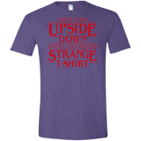 T-Shirts Heather Purple / S I Went to the Upside Down Men's Semi-Fitted Softstyle