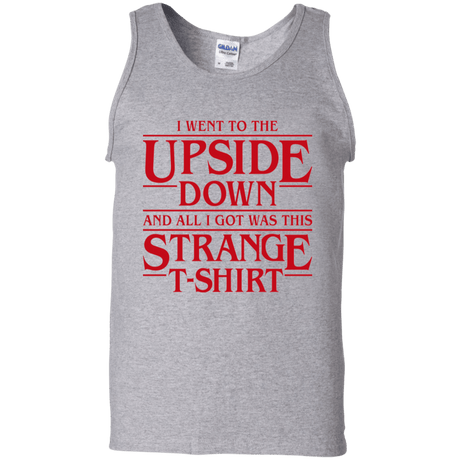 T-Shirts Sport Grey / S I Went to the Upside Down Men's Tank Top