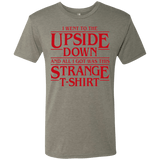 T-Shirts Venetian Grey / S I Went to the Upside Down Men's Triblend T-Shirt