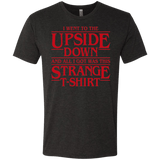 T-Shirts Vintage Black / S I Went to the Upside Down Men's Triblend T-Shirt