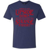 T-Shirts Vintage Navy / S I Went to the Upside Down Men's Triblend T-Shirt