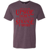 T-Shirts Vintage Purple / S I Went to the Upside Down Men's Triblend T-Shirt