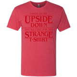 T-Shirts Vintage Red / S I Went to the Upside Down Men's Triblend T-Shirt