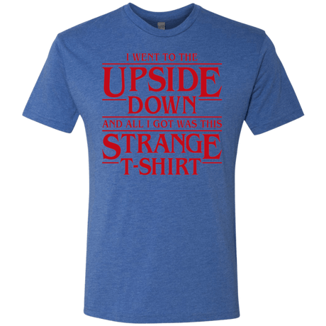 T-Shirts Vintage Royal / S I Went to the Upside Down Men's Triblend T-Shirt