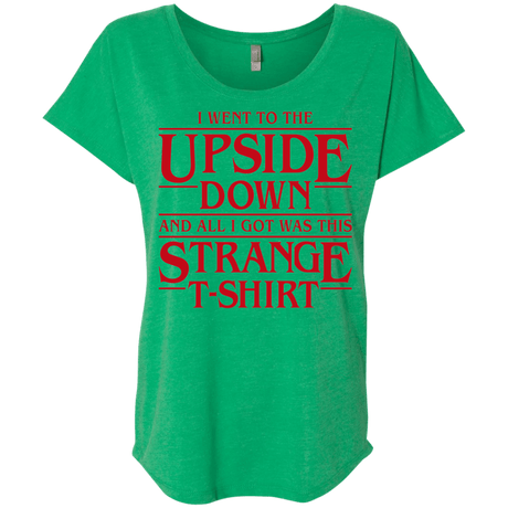 T-Shirts Envy / X-Small I Went to the Upside Down Triblend Dolman Sleeve