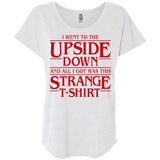 T-Shirts Heather White / X-Small I Went to the Upside Down Triblend Dolman Sleeve