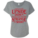 T-Shirts Premium Heather / X-Small I Went to the Upside Down Triblend Dolman Sleeve