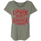 T-Shirts Venetian Grey / X-Small I Went to the Upside Down Triblend Dolman Sleeve