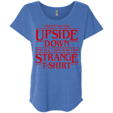 T-Shirts Vintage Royal / X-Small I Went to the Upside Down Triblend Dolman Sleeve