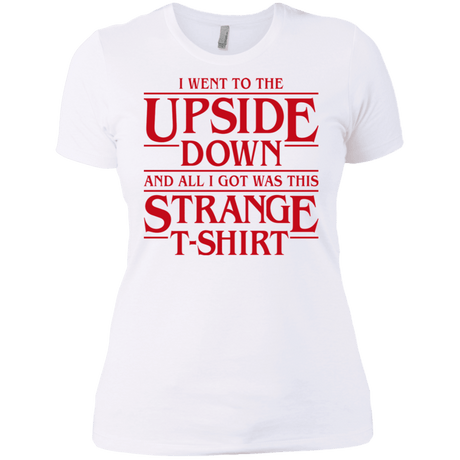 T-Shirts White / X-Small I Went to the Upside Down Women's Premium T-Shirt