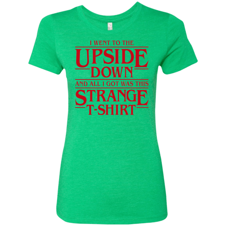T-Shirts Envy / S I Went to the Upside Down Women's Triblend T-Shirt