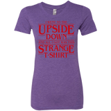 T-Shirts Purple Rush / S I Went to the Upside Down Women's Triblend T-Shirt