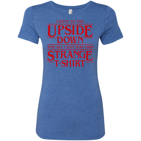 T-Shirts Vintage Royal / S I Went to the Upside Down Women's Triblend T-Shirt