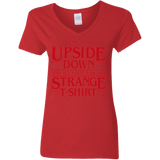 T-Shirts Red / S I Went to the Upside Down Women's V-Neck T-Shirt