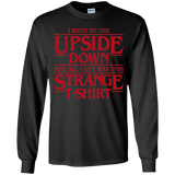 T-Shirts Black / YS I Went to the Upside Down Youth Long Sleeve T-Shirt