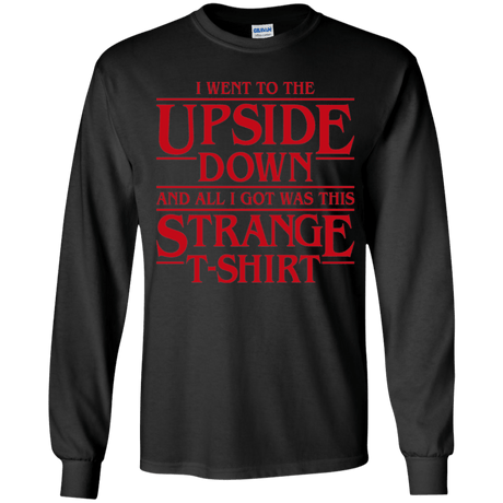 T-Shirts Black / YS I Went to the Upside Down Youth Long Sleeve T-Shirt