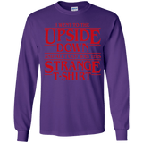 T-Shirts Purple / YS I Went to the Upside Down Youth Long Sleeve T-Shirt