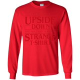 T-Shirts Red / YS I Went to the Upside Down Youth Long Sleeve T-Shirt
