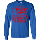 T-Shirts Royal / YS I Went to the Upside Down Youth Long Sleeve T-Shirt