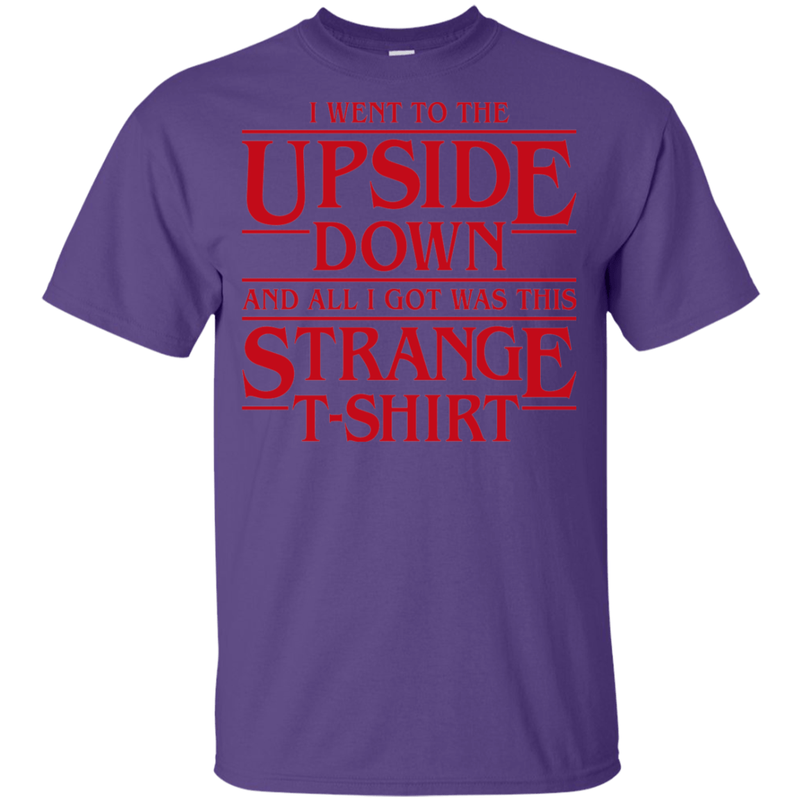 T-Shirts Purple / YXS I Went to the Upside Down Youth T-Shirt