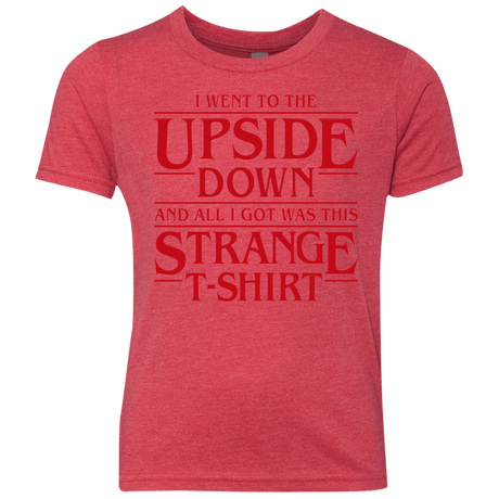 T-Shirts Vintage Red / YXS I Went to the Upside Down Youth Triblend T-Shirt
