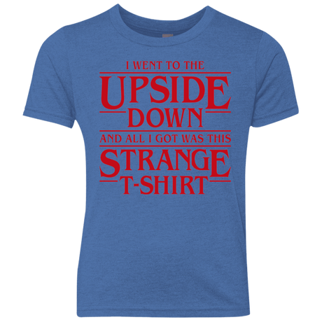 T-Shirts Vintage Royal / YXS I Went to the Upside Down Youth Triblend T-Shirt