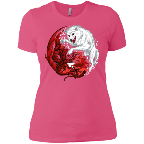 T-Shirts Hot Pink / X-Small Ice and Fire Women's Premium T-Shirt
