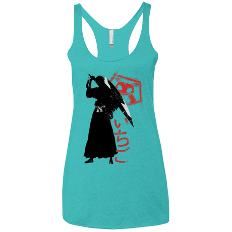 T-Shirts Tahiti Blue / X-Small Ichigo Women's Triblend Racerback Tank