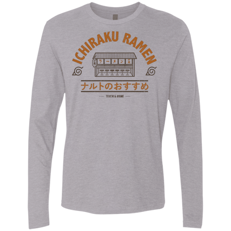T-Shirts Heather Grey / Small Ichiraku Men's Premium Long Sleeve