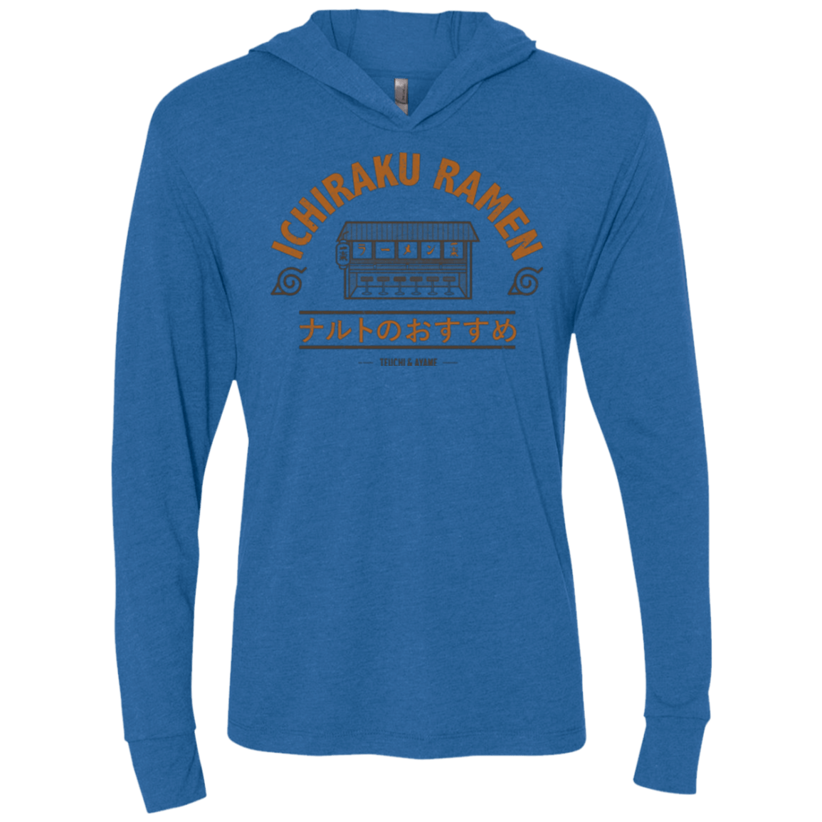 T-Shirts Vintage Royal / X-Small Ichiraku Triblend Long Sleeve Hoodie Tee