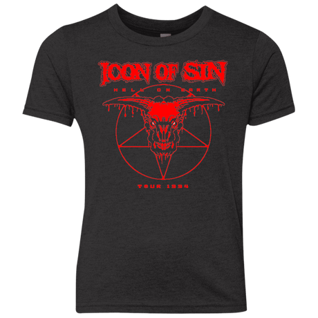 T-Shirts Vintage Black / YXS Icon of Sin Youth Triblend T-Shirt