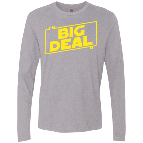 T-Shirts Heather Grey / Small Im a Big Deal Men's Premium Long Sleeve
