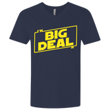 T-Shirts Midnight Navy / X-Small Im a Big Deal Men's Premium V-Neck