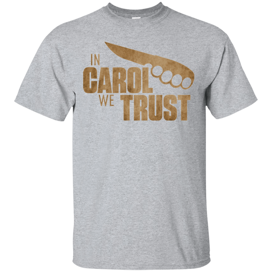 T-Shirts Sport Grey / Small In Carol We Trust T-Shirt