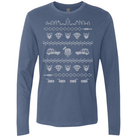 T-Shirts Indigo / Small In High Spirits Men's Premium Long Sleeve