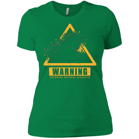 T-Shirts Kelly Green / X-Small Incoming Natural Disaster Women's Premium T-Shirt