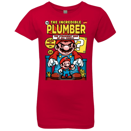 T-Shirts Red / YXS incredible PLUMBER Girls Premium T-Shirt