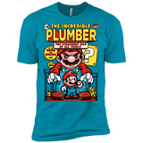 T-Shirts Turquoise / X-Small incredible PLUMBER Men's Premium T-Shirt