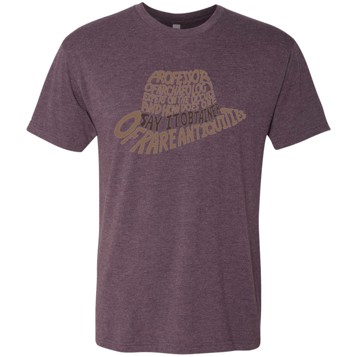 T-Shirts Vintage Purple / Small Indiana hat Men's Triblend T-Shirt